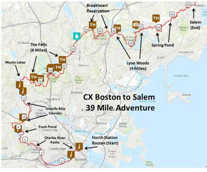 Boston to Salem, Advanced Level Cyclo-Cross Tour